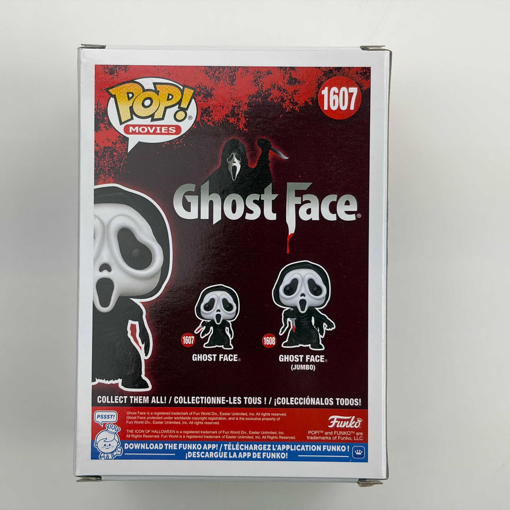 Autographed/Signed Skeet Ulrich Inscribed Billy Ghostface Scream Funko Pop #1607 Movie Figurine Toy JSA COA