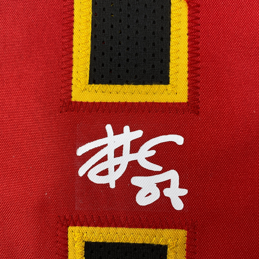 Facsimile Autographed Travis Kelce Kansas City Black Reprint Laser Auto Football Jersey Size Men's XL (ONLINE ORDER ONLY)
