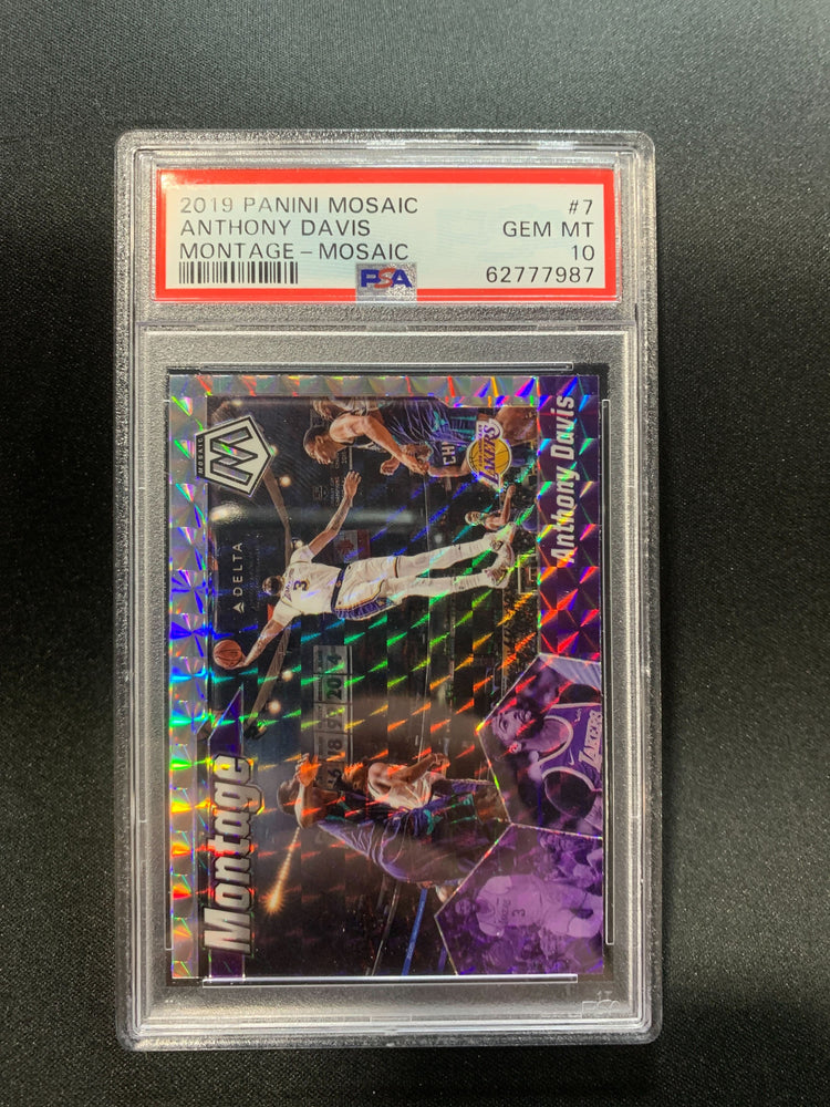 2019 PANINI MOSAIC MONTAGE ANTHONY DAVIS #7 - PSA 10 (Online Order Only)