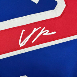Facsimile Autographed Adam Fox New York Blue Reprint Laser Auto Hockey Jersey Size Men's XL (ONLINE ORDER ONLY)