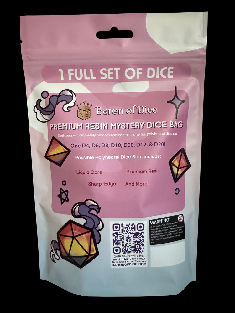 DnD Mystery Dice Set (7 pcs) - Chic & Shabby (ONLINE ORDER ONLY)