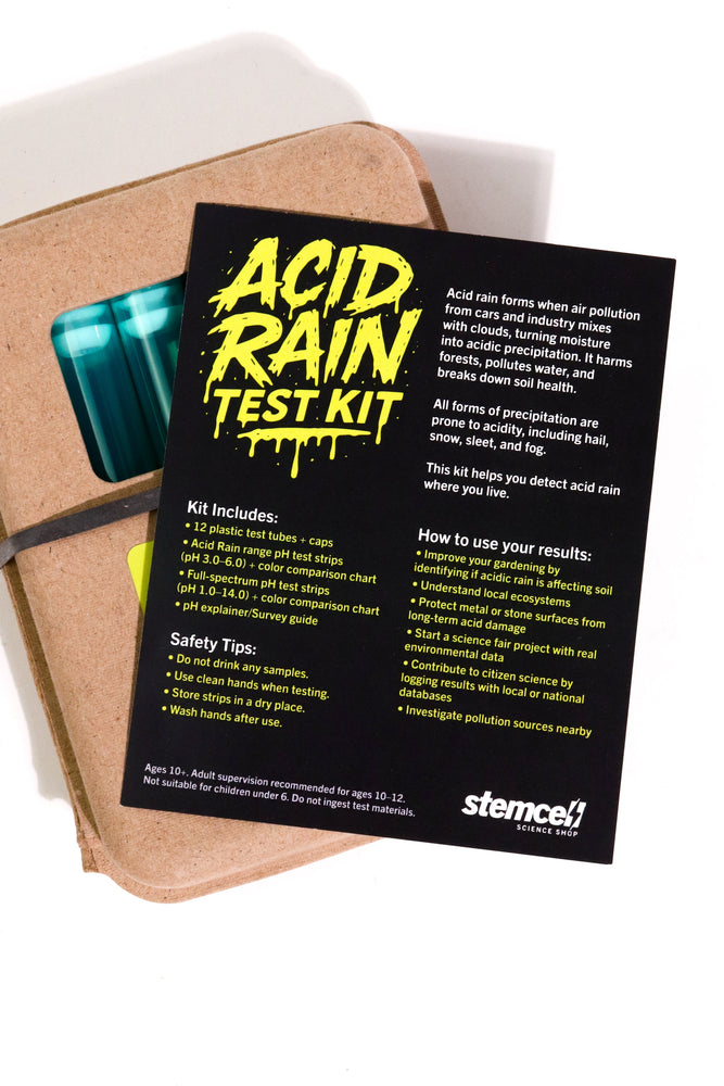 Acid Rain Science Kit — Test Real Rainwater at Home