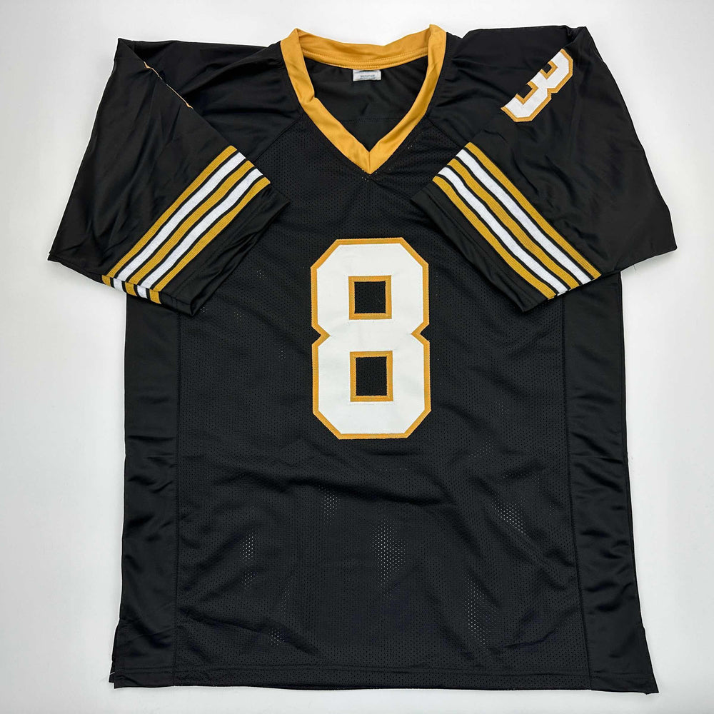 Facsimile Autographed Archie Manning New Orleans Black Reprint Laser Auto Football Jersey Size Men's XL (ONLINE ORDER ONLY)