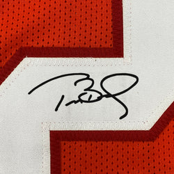 Facsimile Autographed Tom Brady Tampa Bay Orange Throwback Reprint Laser Auto Football Jersey Size Men's XL (ONLINE ORDER ONLY)