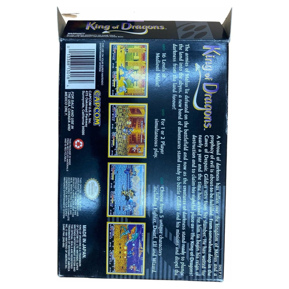King Of Dragons - Super Nintendo (Online Order Only)
