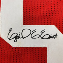 Facsimile Autographed Ezekiel Elliott Ohio State Red Reprint Laser Auto College Football Jersey Size Men's XL (ONLINE ORDER ONLY)