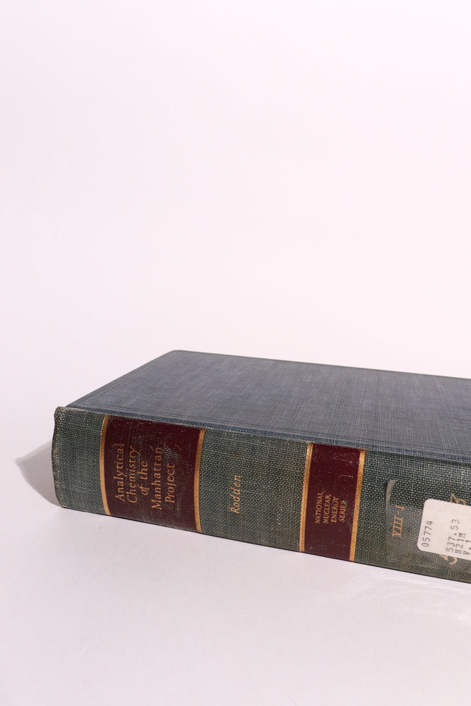 Analytical Chemistry of the Manhattan Project, First Edition 1950 (ONLINE ORDER ONLY)