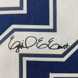 Facsimile Autographed Ezekiel Elliott Dallas Blue Reprint Laser Auto Football Jersey Size Men's XL (ONLINE ORDER ONLY)