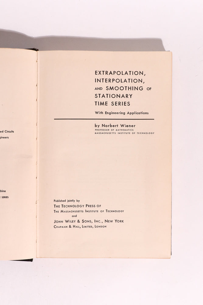 Extrapolation, Interpolation, and Smoothing of Stationary Time Series