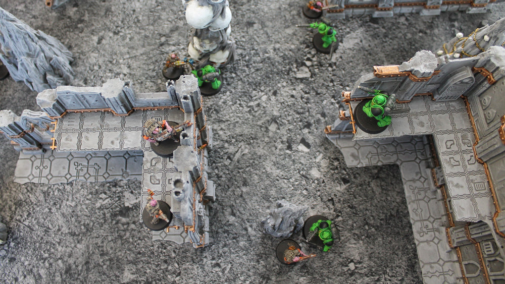 Ashen Wastelands | Neoprene Battle Mat with Bag | Baron of Dice (ONLINE ORDER ONLY)