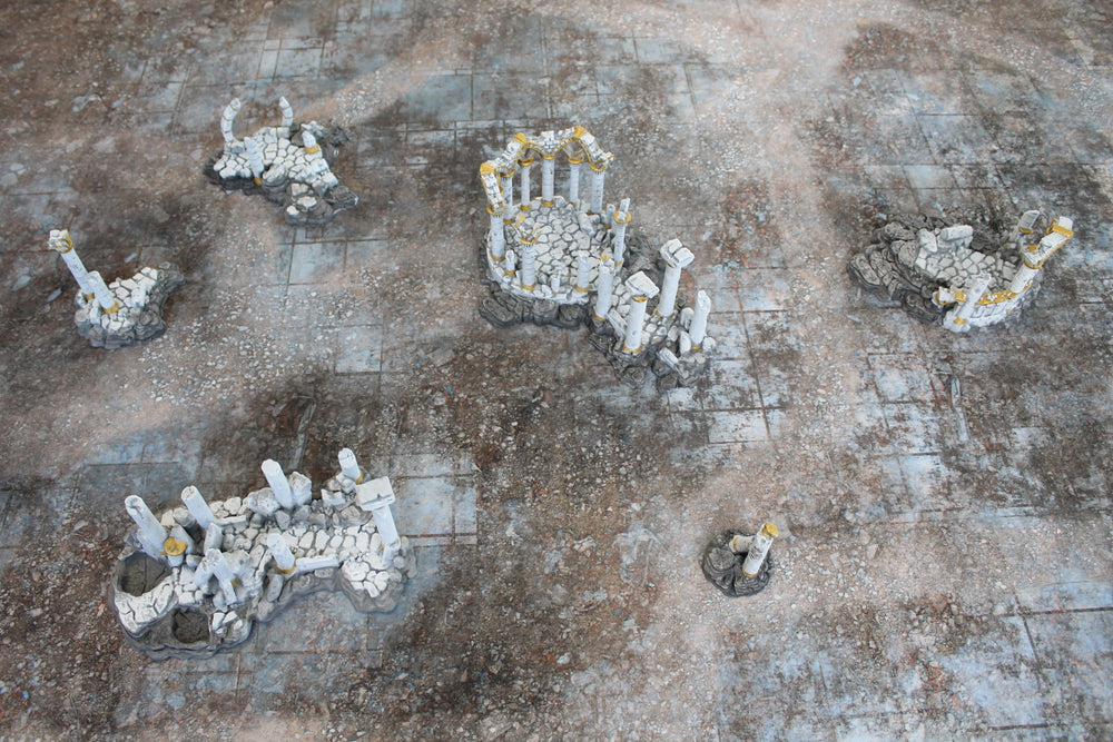Urban Ruins | Neoprene Battle Mat with Bag | Baron of Dice (ONLINE ORDER ONLY)