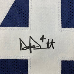 Facsimile Autographed Dak Prescott Dallas Thanksgiving Day Reprint Laser Auto Football Jersey Size Men's XL (ONLINE ORDER ONLY)