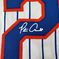 Facsimile Autographed Pete Alonso New York Pinstripe Reprint Laser Auto Baseball Jersey Size Men's XL (ONLINE ORDER ONLY)