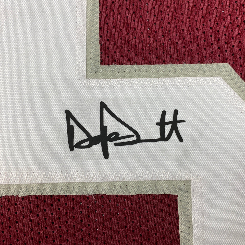 Facsimile Autographed Dak Prescott Mississippi State Maroon Reprint Laser Auto College Football Jersey Size Men's XL (ONLINE ORDER ONLY)