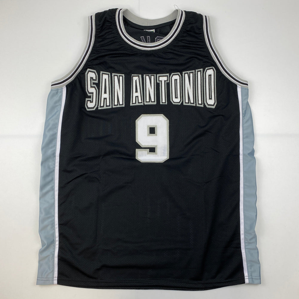 Facsimile Autographed Tony Parker San Antonio Black Reprint Laser Auto Basketball Jersey Size Men's XL (ONLINE ORDER ONLY)