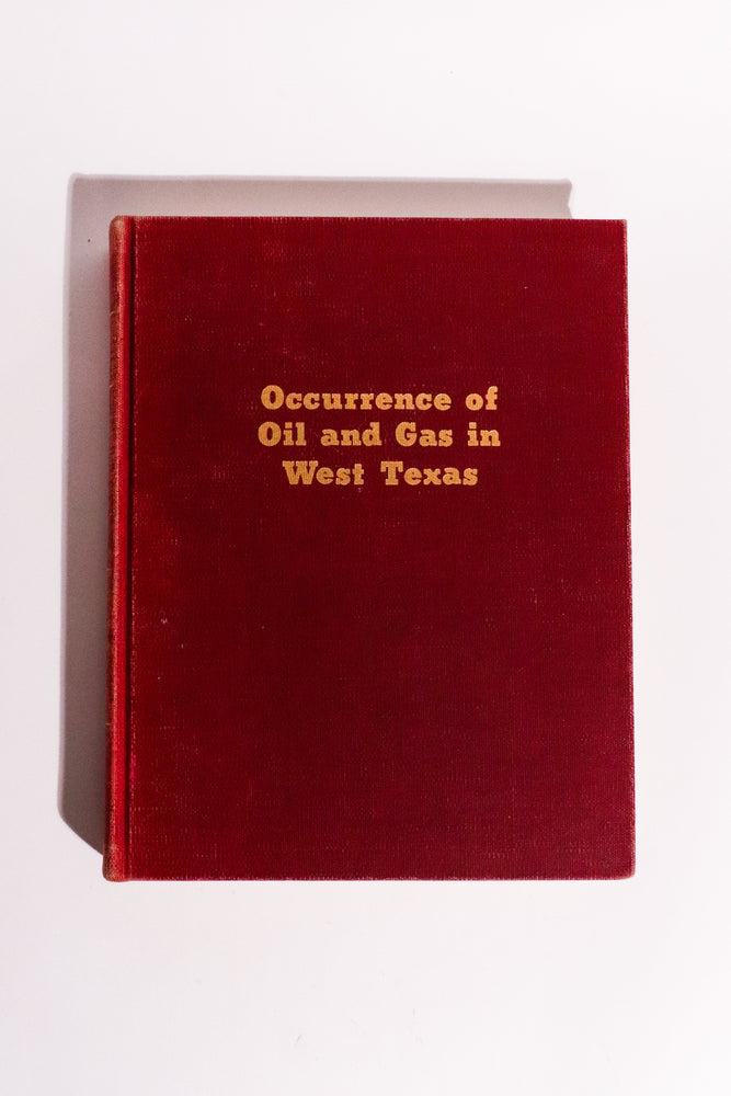 Occurrence of Oil and Gas in West Texas ��� Frank A. Herald ��� UT Bureau Economic Geology 1957 (ONLINE ORDER ONLY)