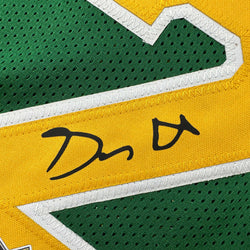 Facsimile Autographed Gary Payton Seattle Rookie Green Reprint Laser Auto Basketball Jersey Size Men's XL (ONLINE ORDER ONLY)