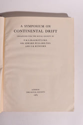 A Symposium on Continental Drift ��� The Royal Society (1965) (ONLINE ORDER ONLY)