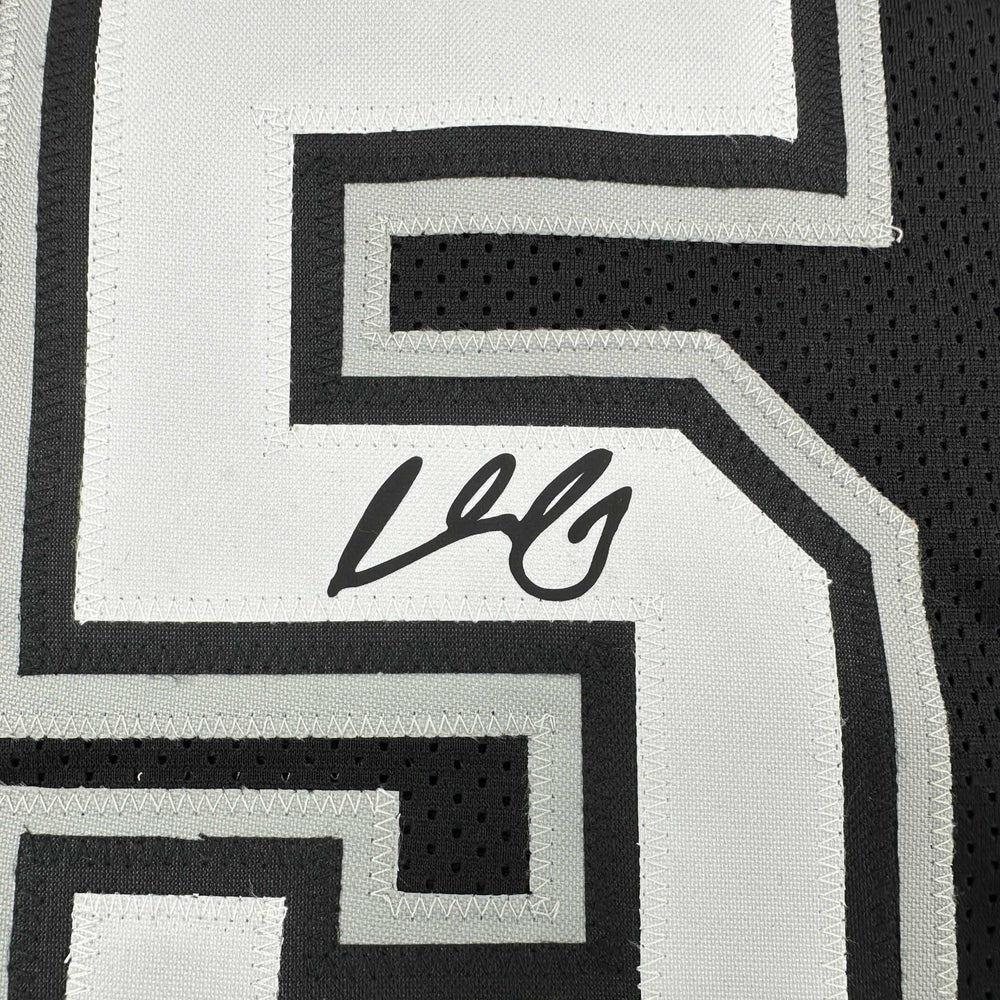 Facsimile Autographed Stephon Castle San Antonio Black Reprint Laser Auto Basketball Jersey Size Men's XL (ONLINE ORDER ONLY)