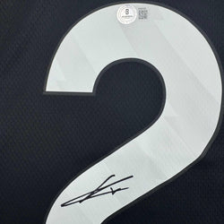 Autographed/Signed David Raya Arsenal Black Soccer Jersey Beckett BAS COA (ONLINE ORDER ONLY)