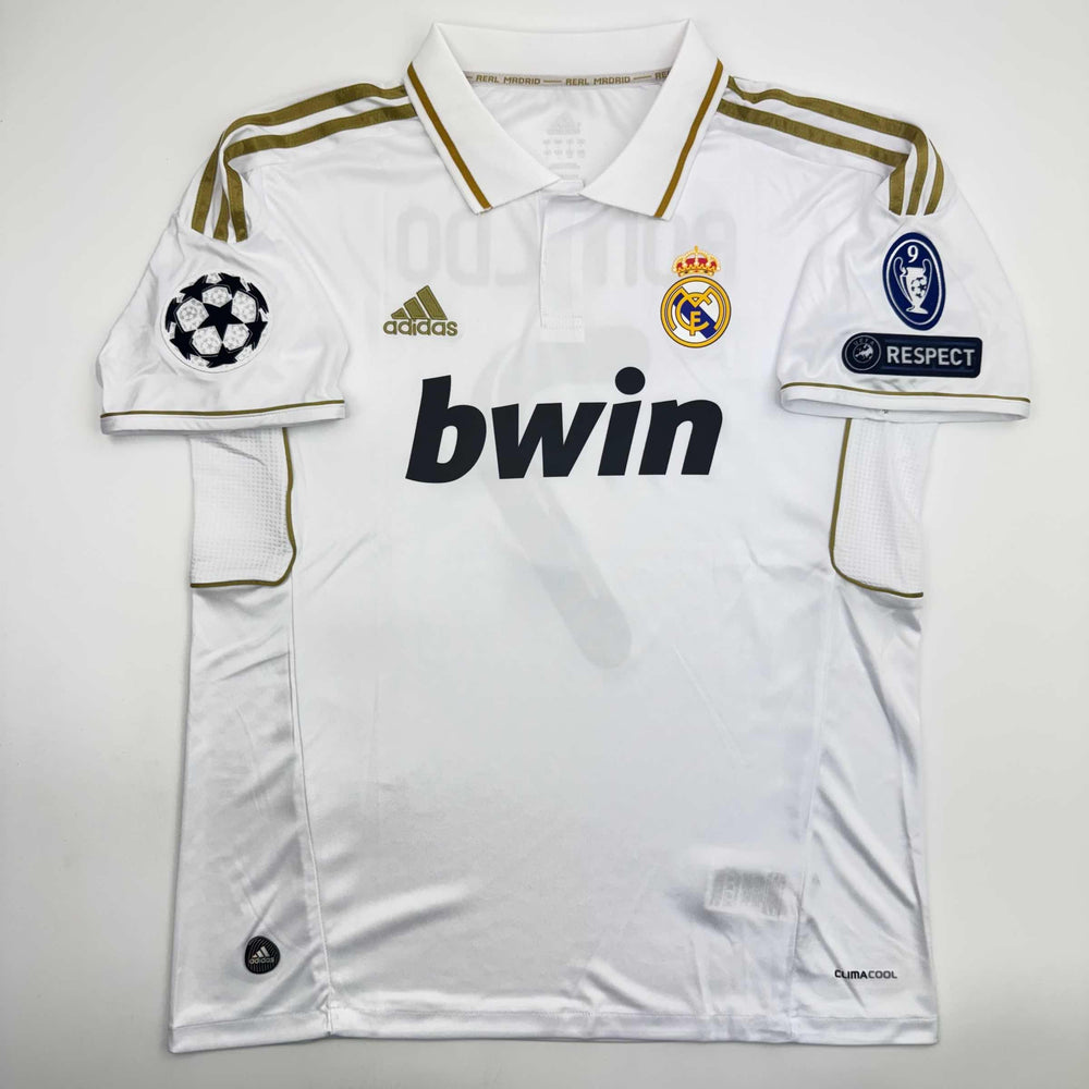 Autographed/Signed Cristiano Ronaldo Real Madrid White Soccer Jersey Beckett BAS COA