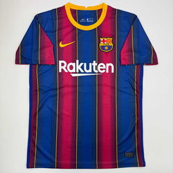 Autographed/Signed Lionel Leo Messi FC Barcelona Soccer Jersey Beckett BAS COA