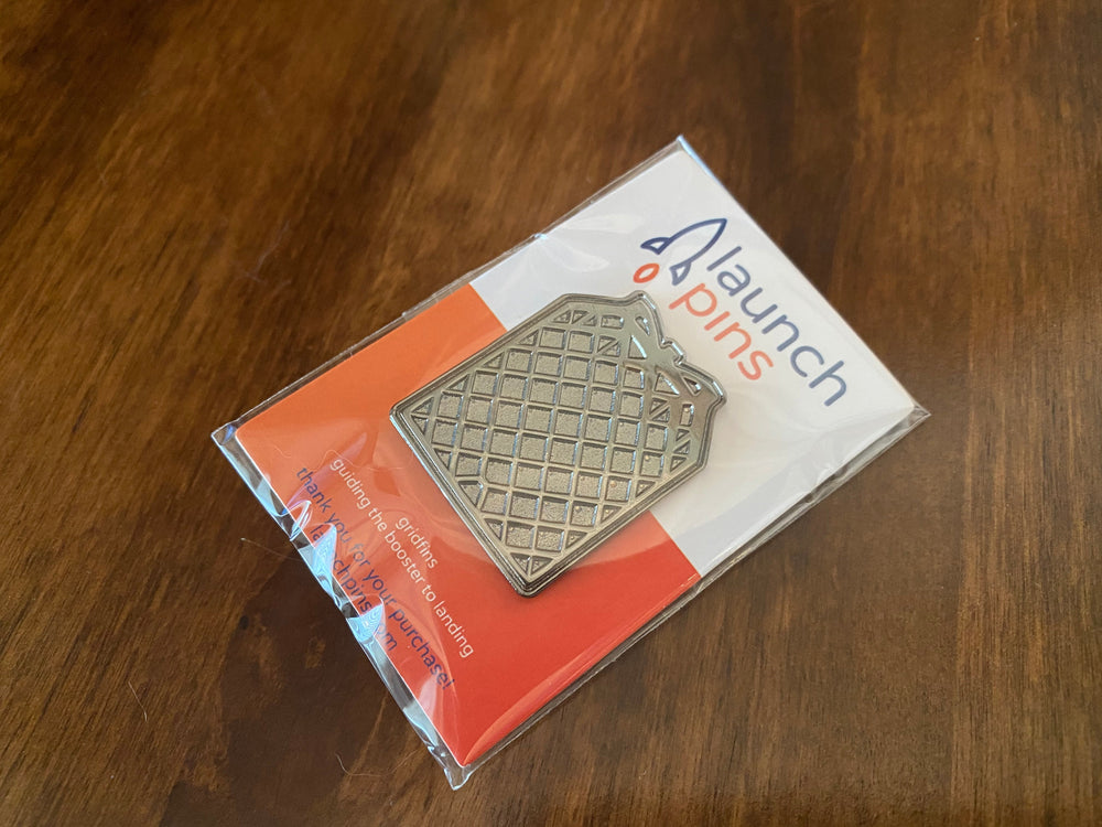 Grid Fin Hard Enamel Pin (ONLINE ORDER ONLY)