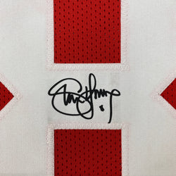 Facsimile Autographed Steve Young San Francisco Red Reprint Laser Auto Football Jersey Size Men's XL (ONLINE ORDER ONLY)
