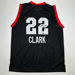 Facsimile Autographed Caitlin Clark 2024 1st All-Star Game Black Reprint Laser Auto Basketball Jersey Size Men's XL (ONLINE ORDER ONLY)