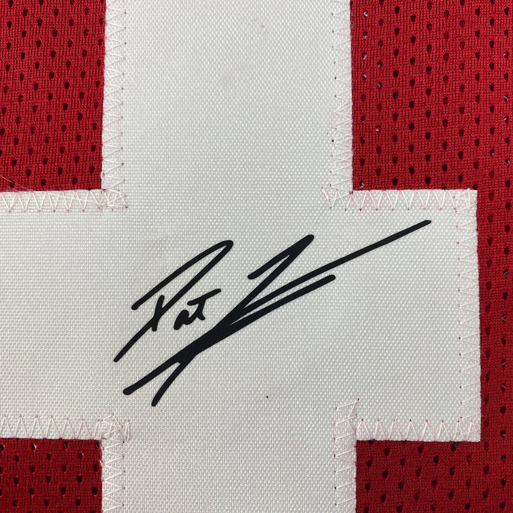Facsimile Autographed Pat Tillman Arizona Red Reprint Laser Auto Football Jersey Size Men's XL (ONLINE ORDER ONLY)