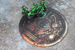 Double Sided 7.57" Neoprene Objective Markers - Hazard Stripes and Gears (Online Order Only)