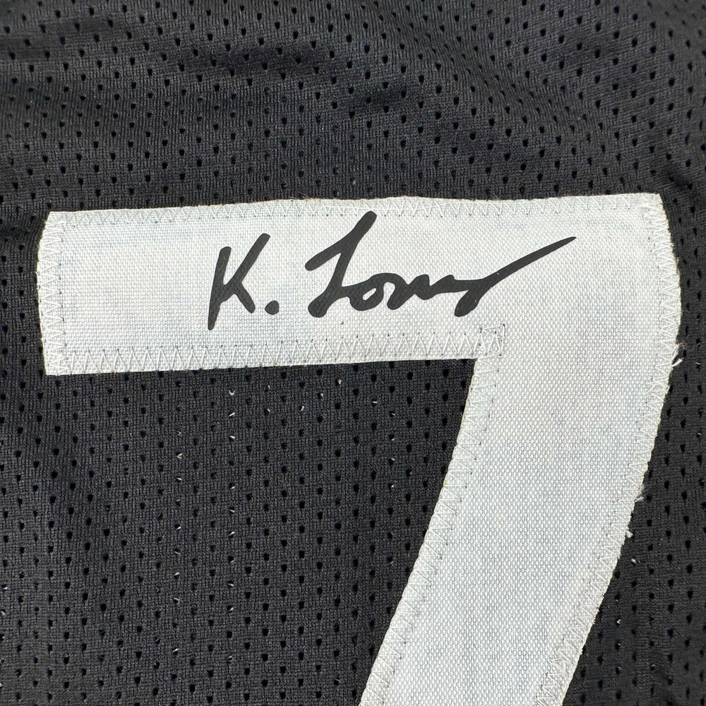 Facsimile Autographed Kyle Lowry Toronto Black Reprint Laser Auto Basketball Jersey Size Men's XL (ONLINE ORDER ONLY)