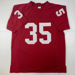 Facsimile Autographed Aeneas Williams Arizona Red Reprint Laser Auto Football Jersey Size Men's XL (ONLINE ORDER ONLY)