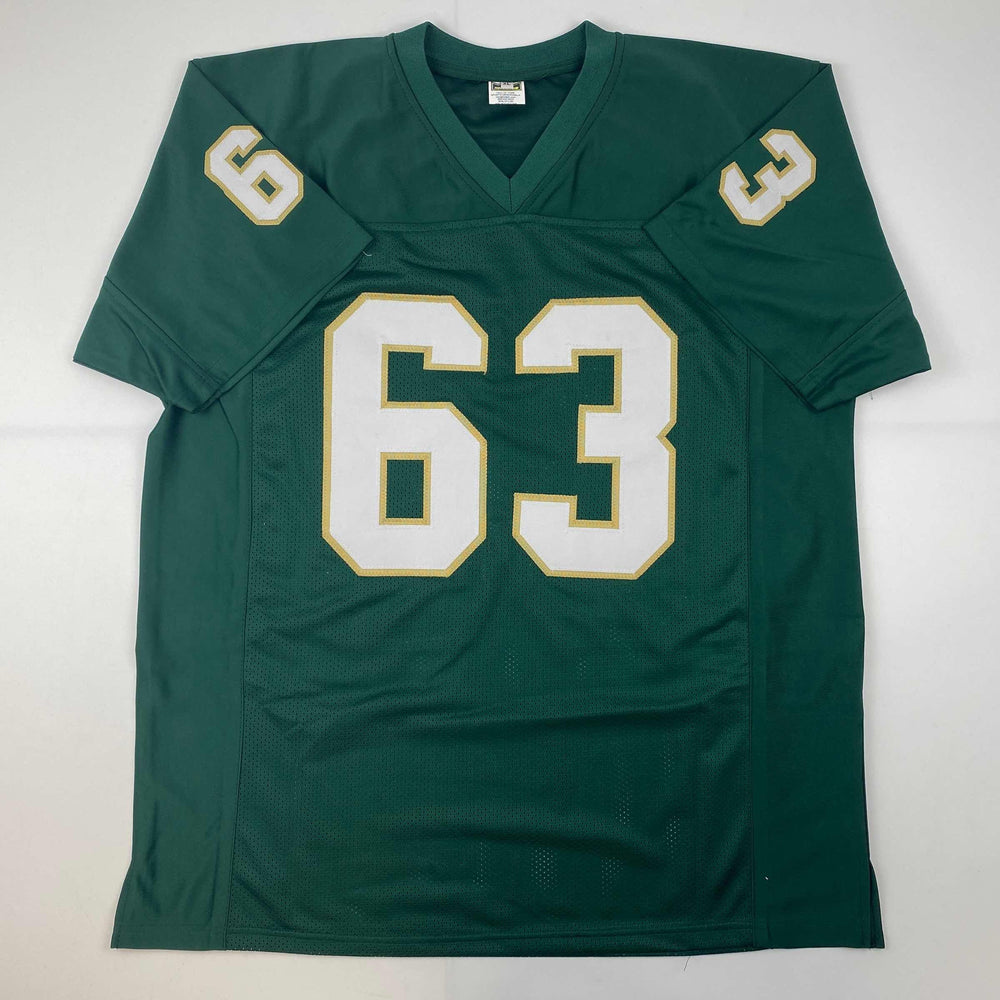 Facsimile Autographed Mike Singletary Baylor Green Reprint Laser Auto College Football Jersey Size Men's XL (ONLINE ORDER ONLY)