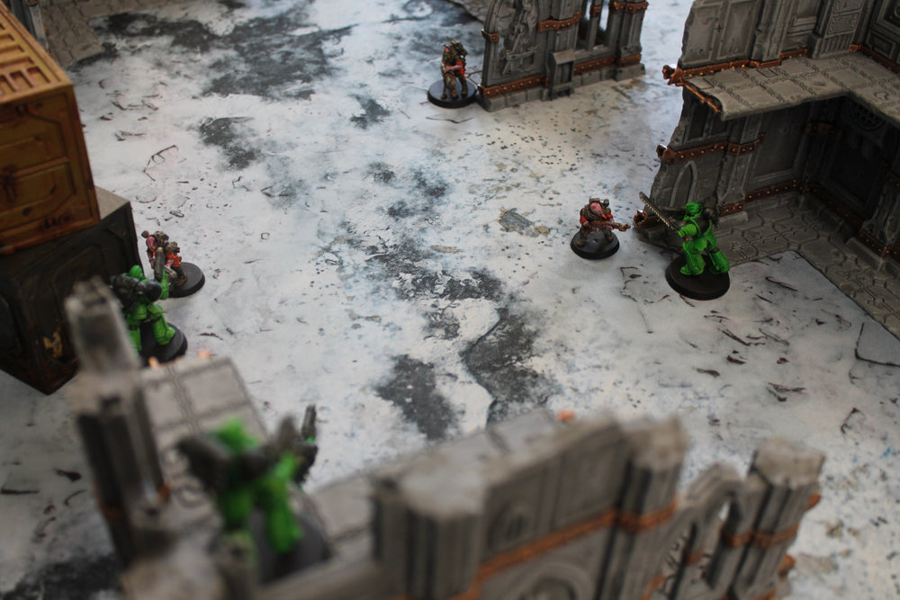 Snowy Tundra | Neoprene Battle Mat with Bag | Baron of Dice (ONLINE ORDER ONLY)