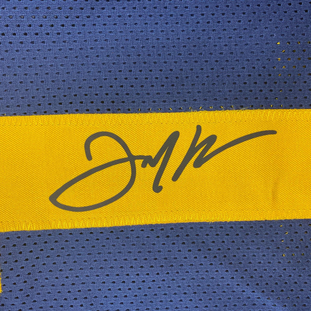 Facsimile Autographed Julian Edelman Kent State Blue Reprint Laser Auto College Football Jersey Size Men's XL (ONLINE ORDER ONLY)