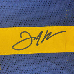 Facsimile Autographed Julian Edelman Kent State Blue Reprint Laser Auto College Football Jersey Size Men's XL (ONLINE ORDER ONLY)