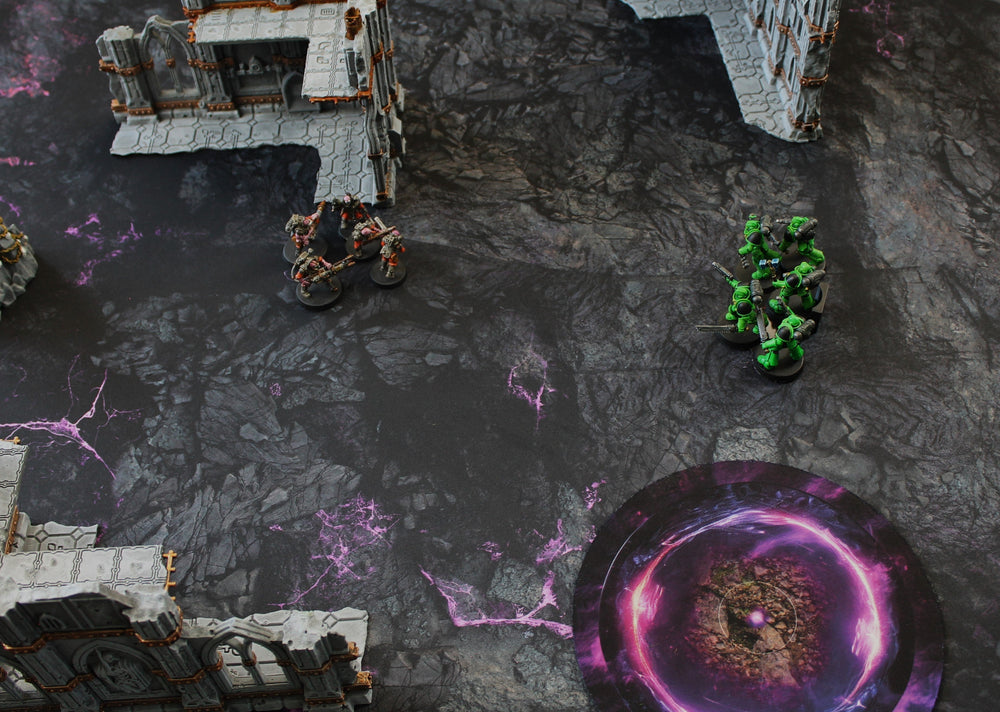 Tainted Cavern | Neoprene Battle Mat with Bag | Baron of Dice (ONLINE ORDER ONLY)