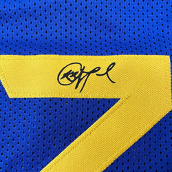 Facsimile Autographed Chris Paul Golden State Blue Reprint Laser Auto Basketball Jersey Size Men's XL (ONLINE ORDER ONLY)