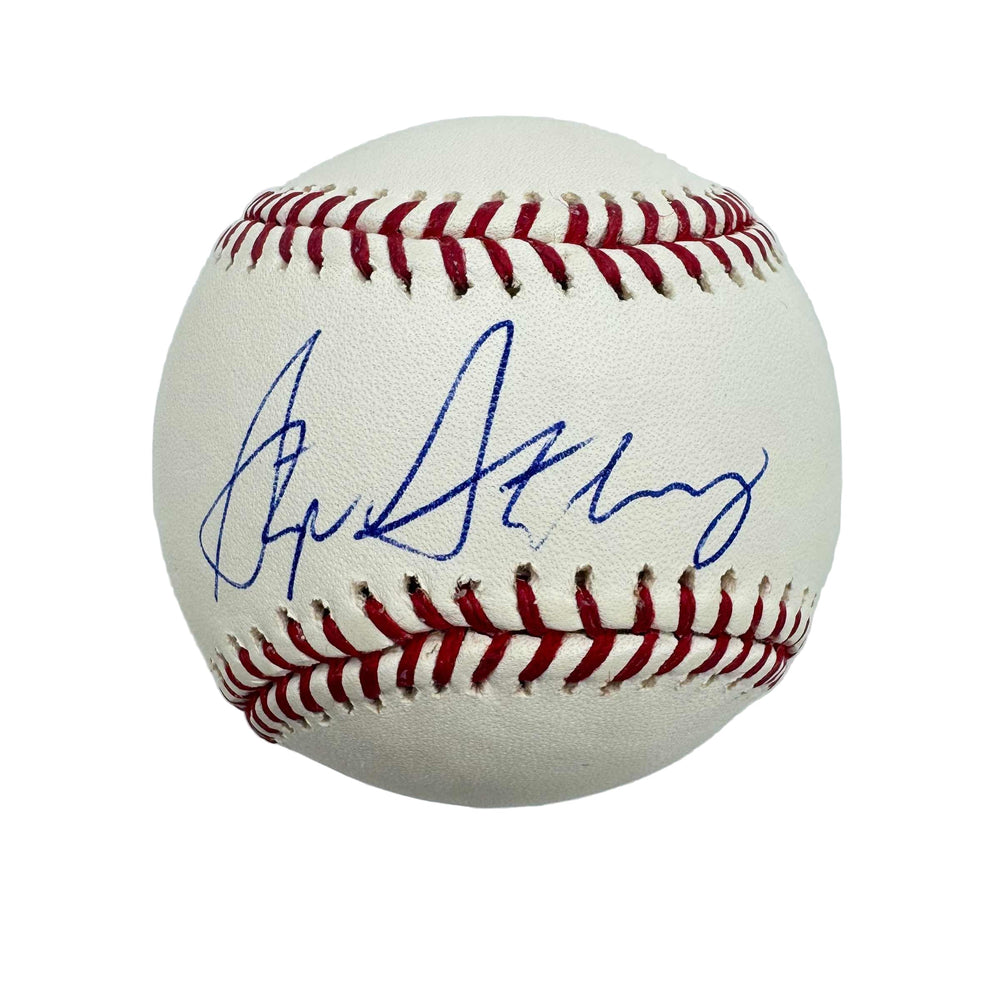 Autographed/Signed Stephen Strasburg Rawlings Official Major League Baseball ROML JSA COA (ONLINE ORDER ONLY)