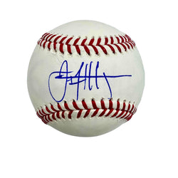 Autographed/Signed Jack Flaherty Rawlings Official Major League Baseball ROML Fanatics COA (ONLINE ORDER ONLY)
