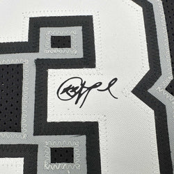 Facsimile Autographed Chris Paul San Antonio Black Reprint Laser Auto Basketball Jersey Size Men's XL (ONLINE ORDER ONLY)