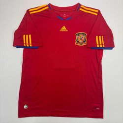 Autographed/Signed Andres Iniesta Spain Red World Cup Soccer Futbol Jersey Beckett BAS COA (ONLINE ORDER ONLY)