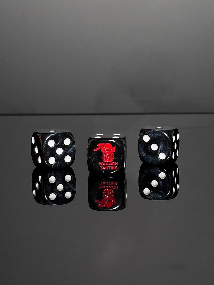 WAAAGH Taktiks Dice | Black Orc (ONLINE ORDER ONLY)