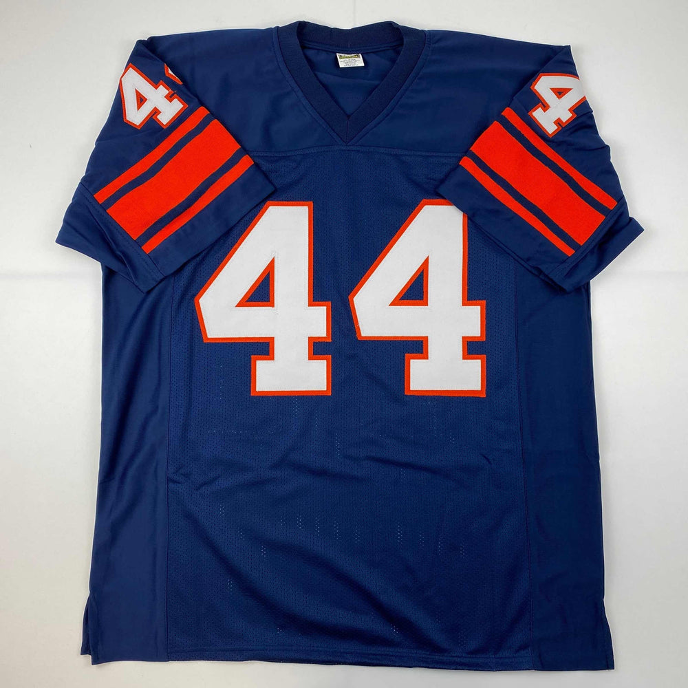 Facsimile Autographed Jim Brown Syracuse Blue Reprint Laser Auto College Football Jersey Size Men's XL (ONLINE ORDER ONLY)