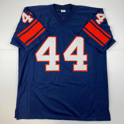 Facsimile Autographed Jim Brown Syracuse Blue Reprint Laser Auto College Football Jersey Size Men's XL (ONLINE ORDER ONLY)