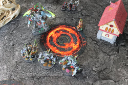 Double Sided Neoprene 7.57" Objective Markers - Green and Flaming Portal (Online Order Only)