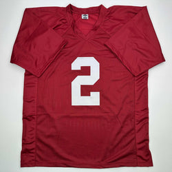 Facsimile Autographed Ryan Williams Alabama Red Reprint Laser Auto College Football Jersey Size Men's XL (ONLINE ORDER ONLY)