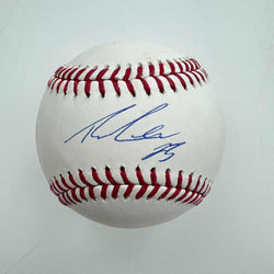 Autographed/Signed Royce Lewis Rawlings Official Major League Baseball ROML JSA COA (ONLINE ORDER ONLY)