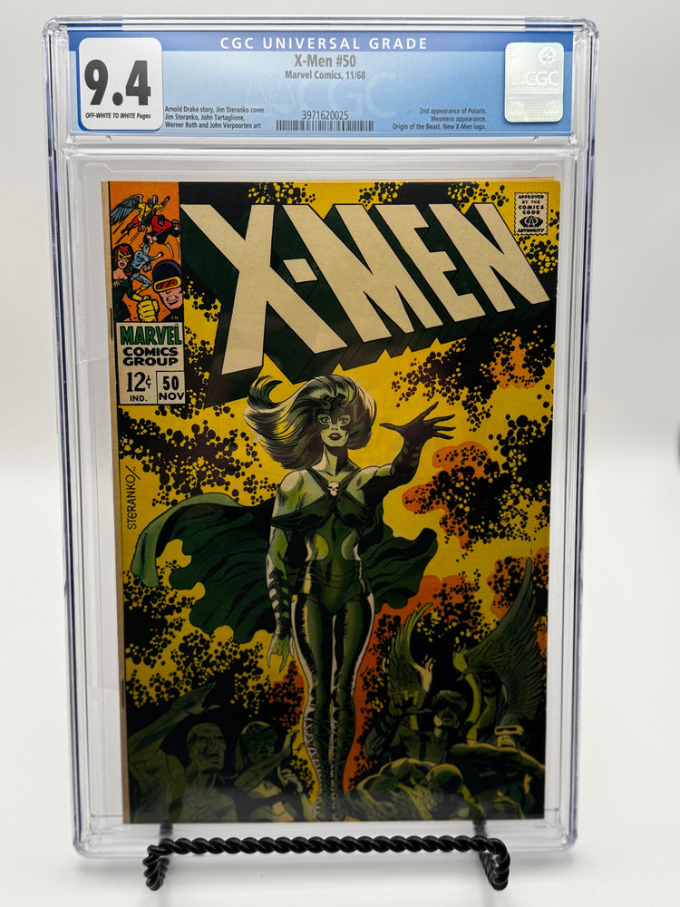 X-Men #50 CGC 9.4 Blue Label 1968 [IN STOCK] (ONLINE ORDER ONLY)